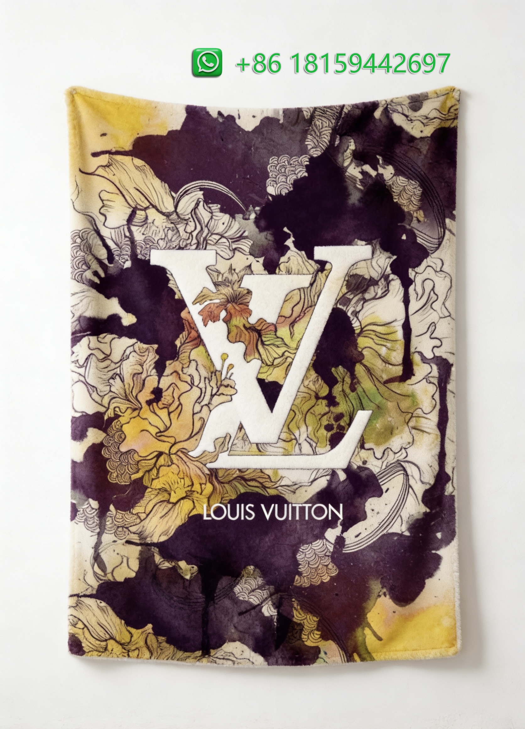 Louis Vuitton Throw Blankets